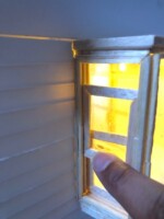 WIndow slides open. Slide open